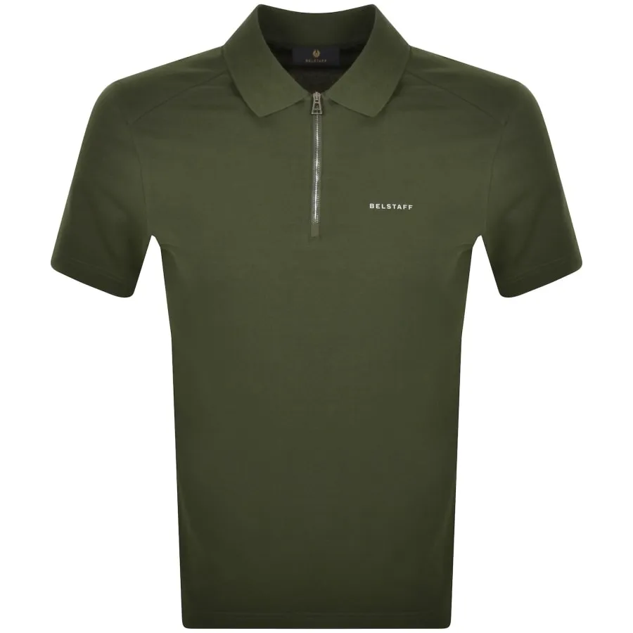 Belstaff Alloy Polo T Shirt Green