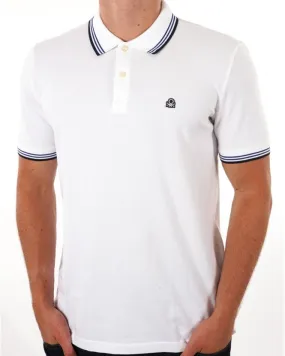 Benetton Tipped Polo Shirt White