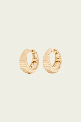 Berlingot Yellow Gold Diamond Earrings