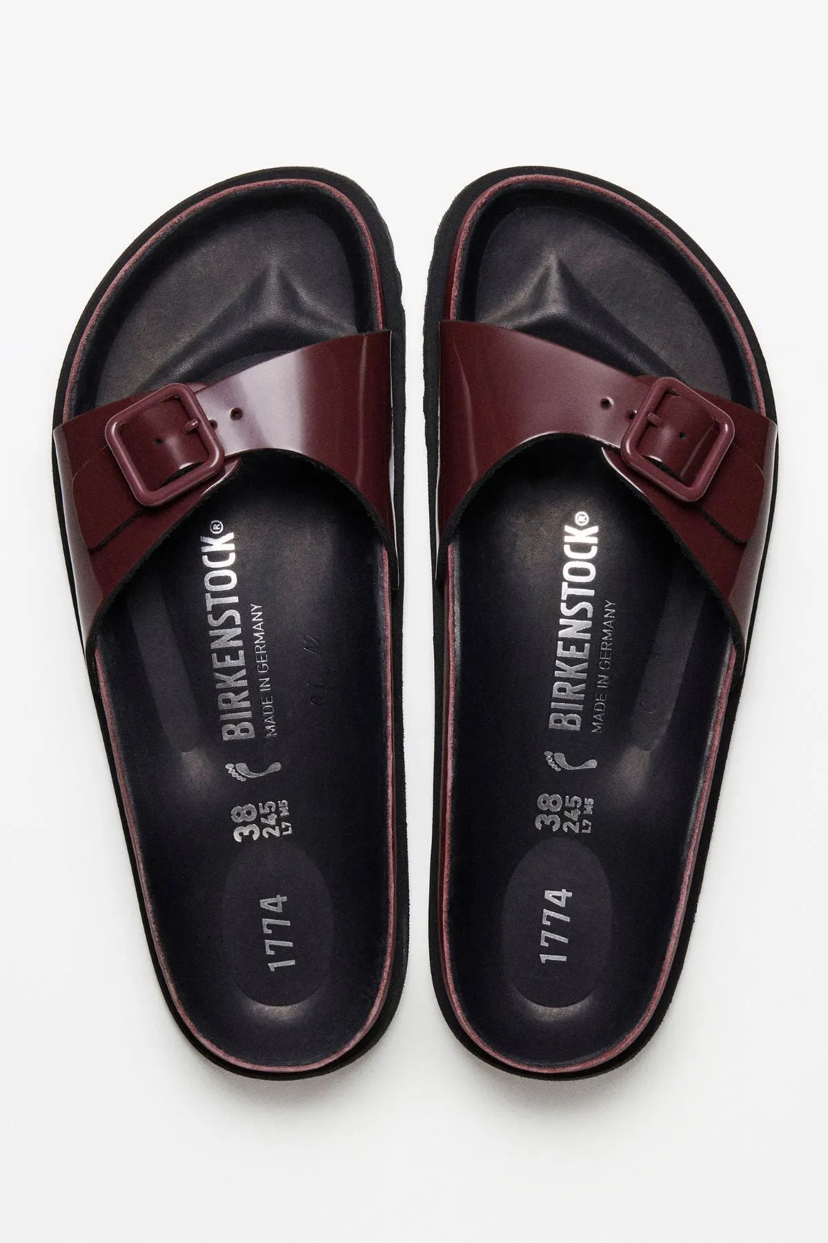 Birkenstock 1774 Madrid Patent Leather - Port