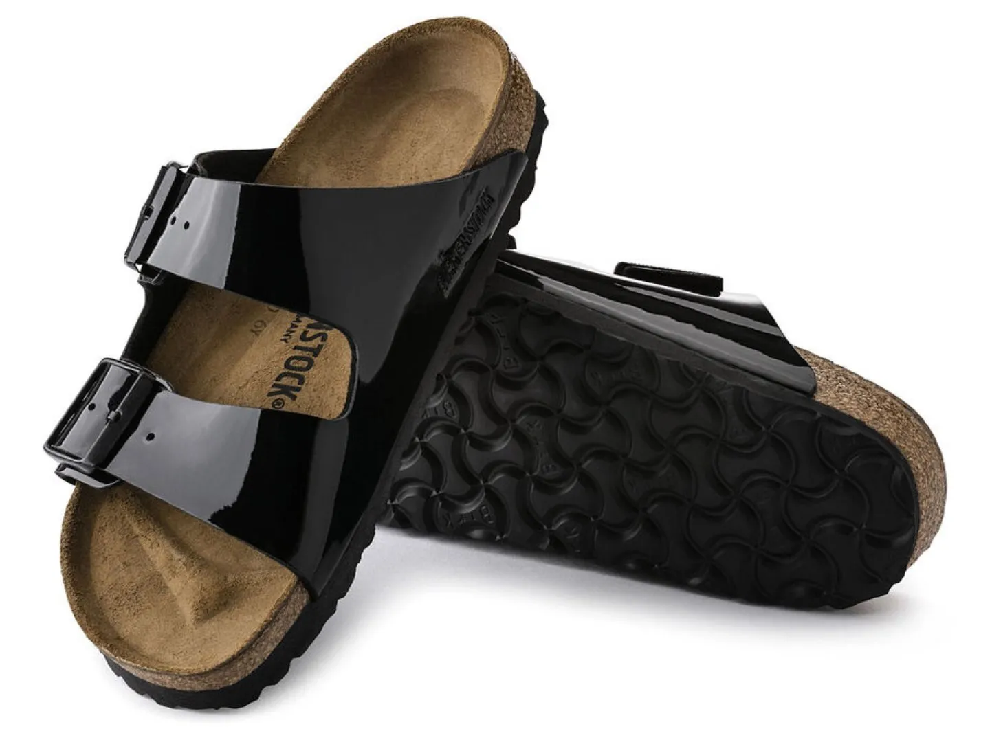 Birkenstock: Arizona Birko-Flor Patent in Black