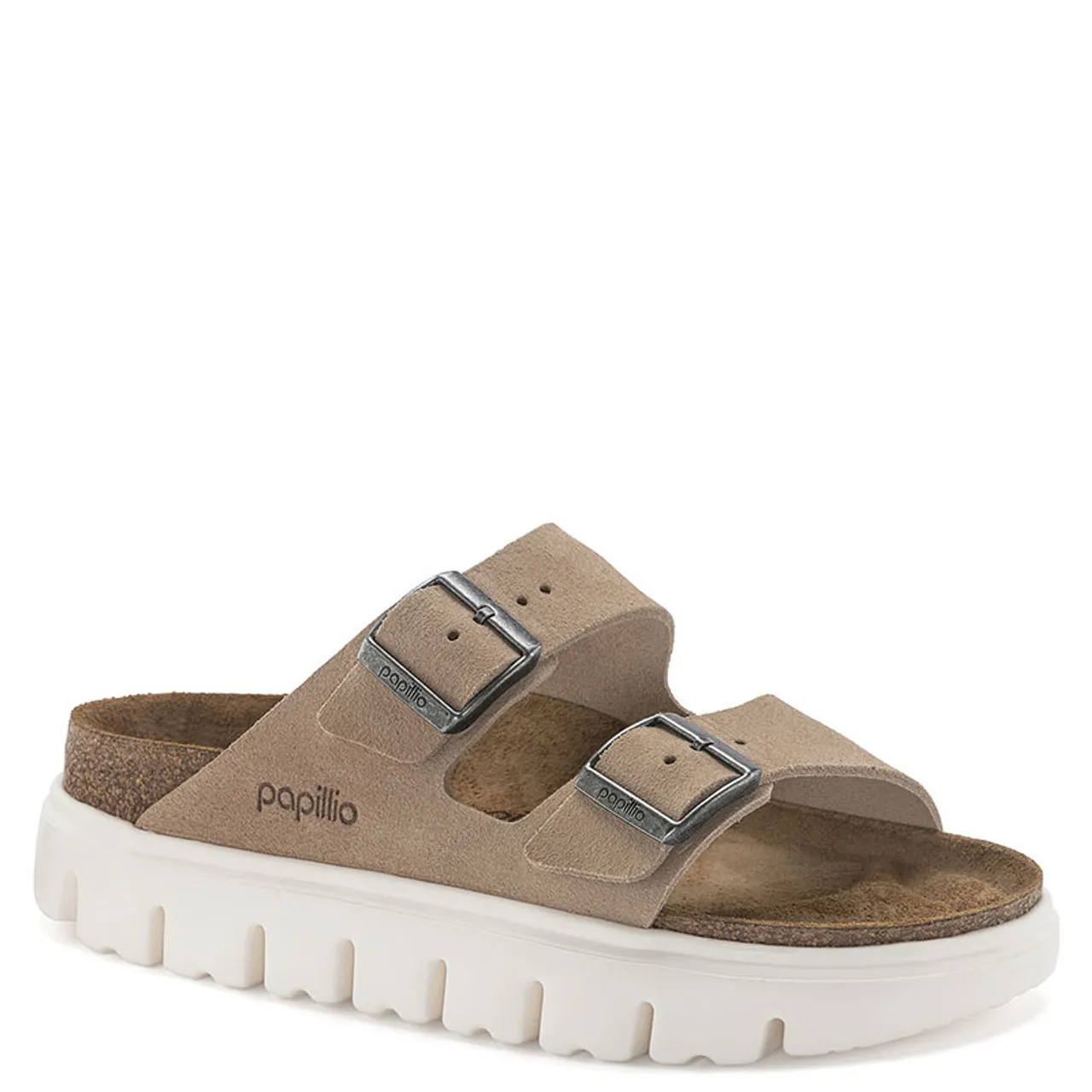 Birkenstock ARIZONA CHUNKY Suede Sandals Warm Sand