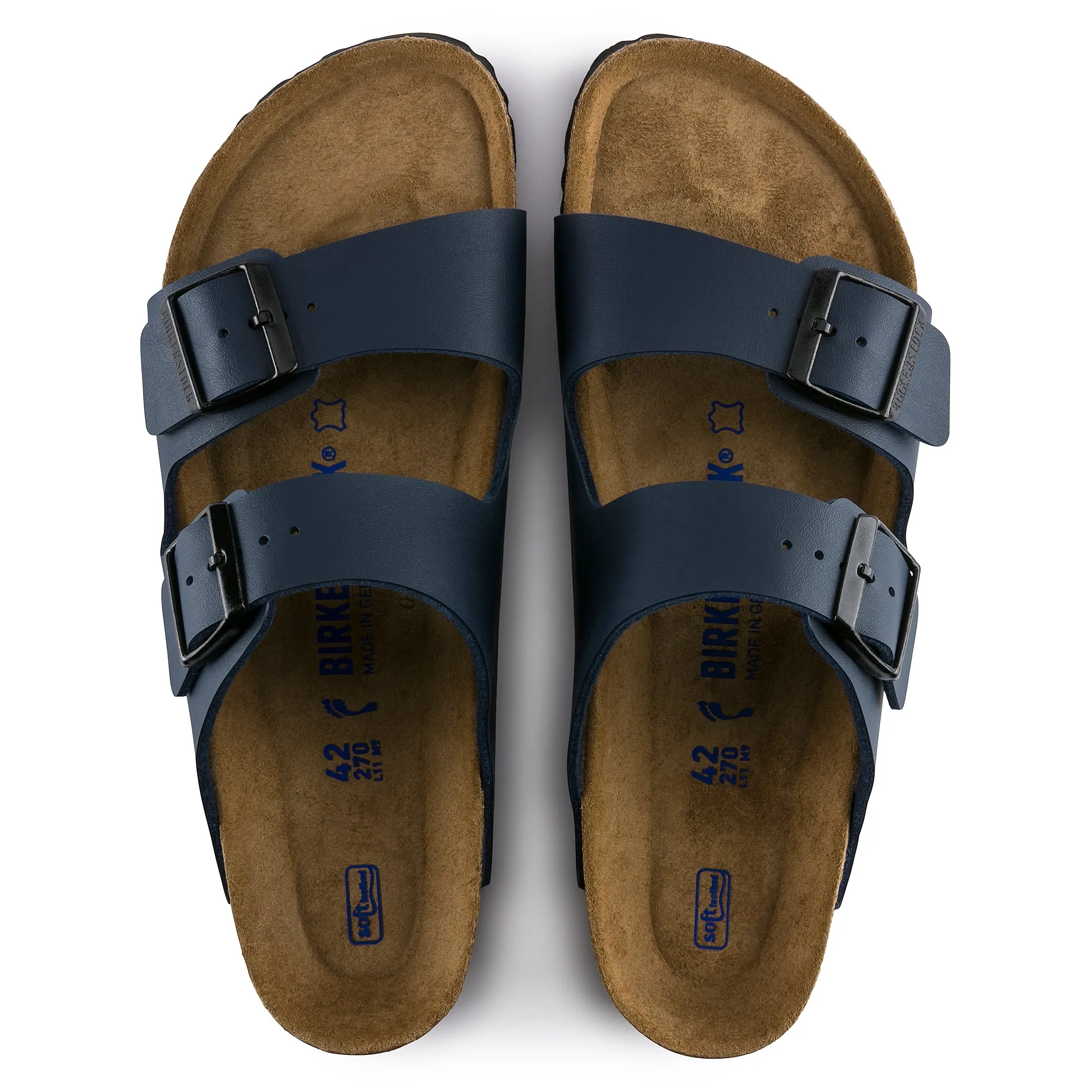 Birkenstock Arizona Soft Footbed navy blue Birko-Flor