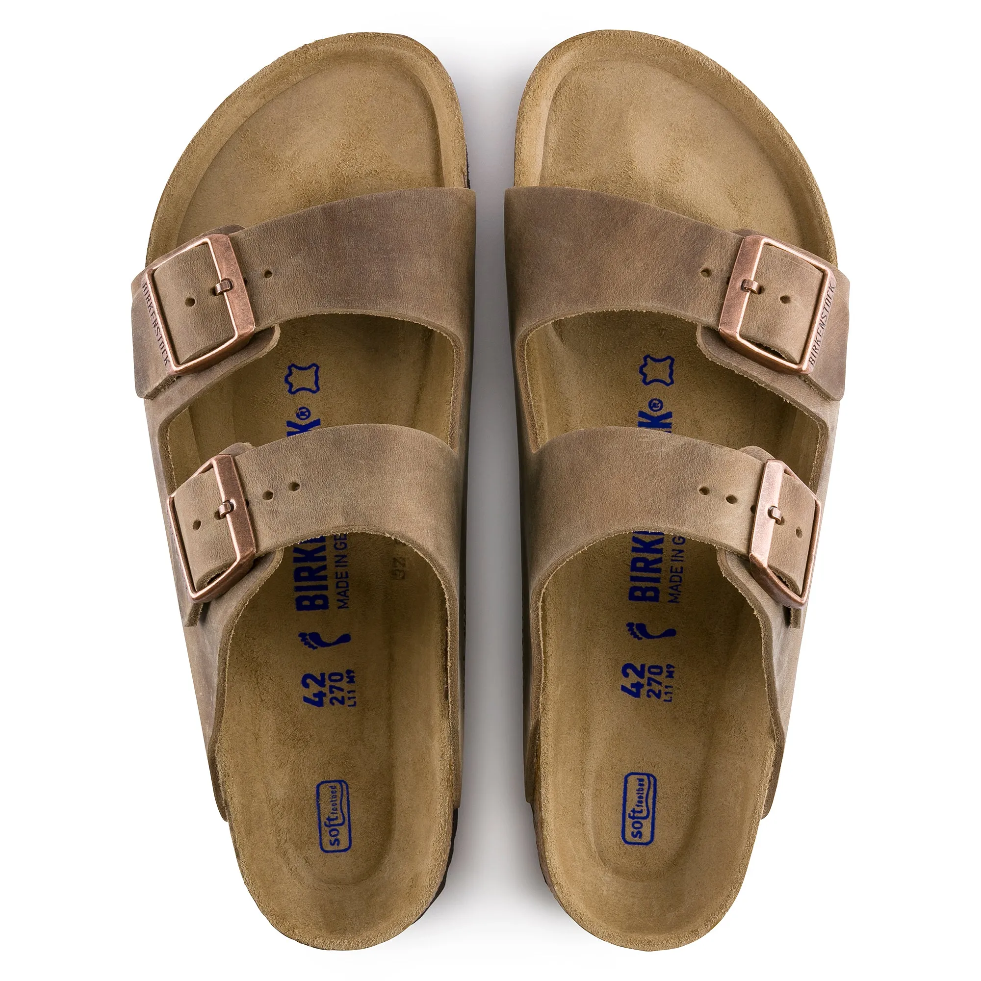 Birkenstock Arizona Soft Footbed tobacco oiled leather