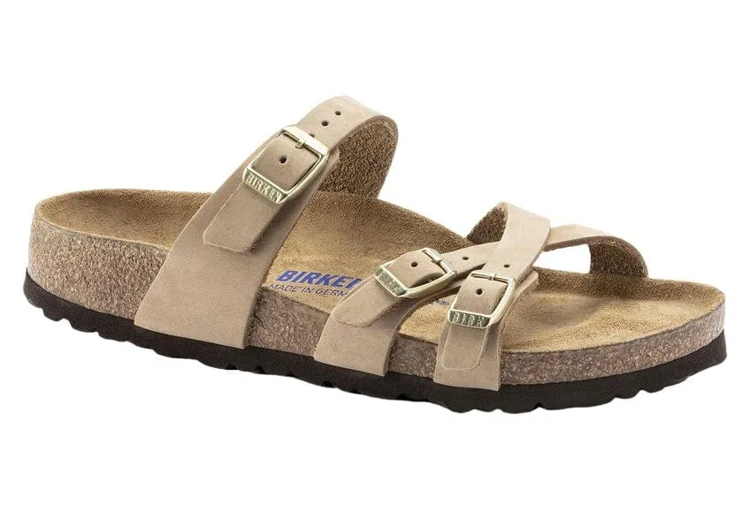 Birkenstock FRANCA Sandcastle Soft Footbed 3 Strap Sandal