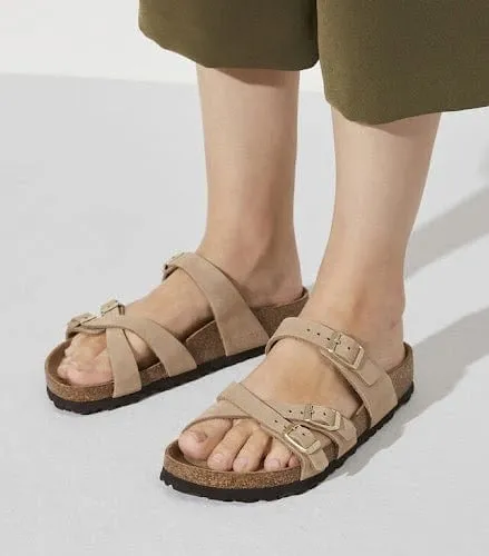 Birkenstock FRANCA Sandcastle Soft Footbed 3 Strap Sandal