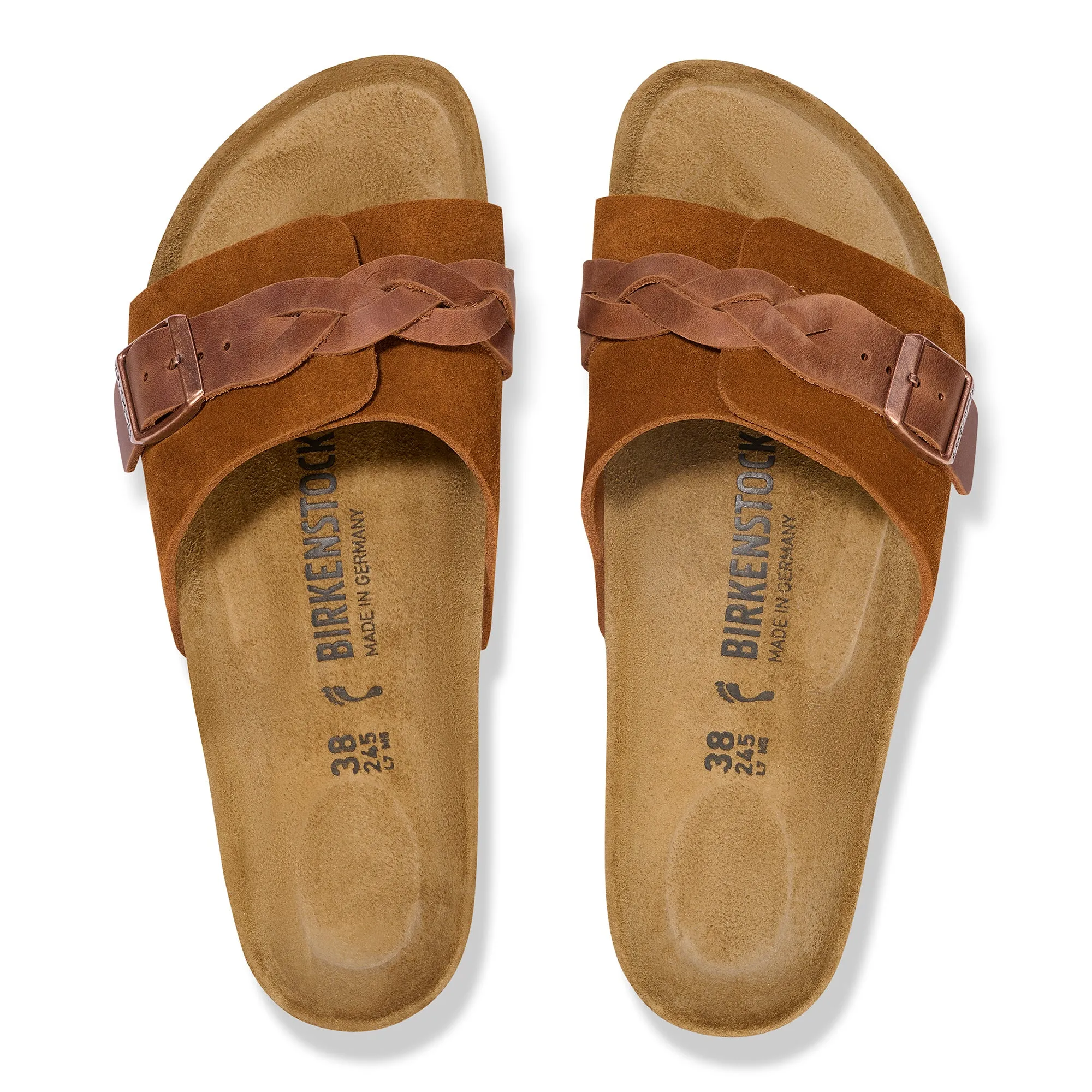 Birkenstock Limited Edition Oita Braid mink suede