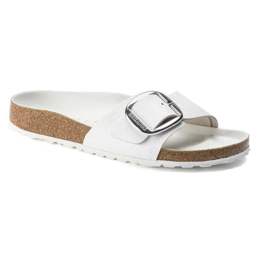 BIRKENSTOCK MADRID BIG BUCKLE WHITE LEATHER