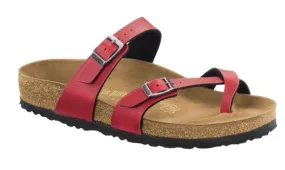 Birkenstock Mayari BF mule red Birko-Flor