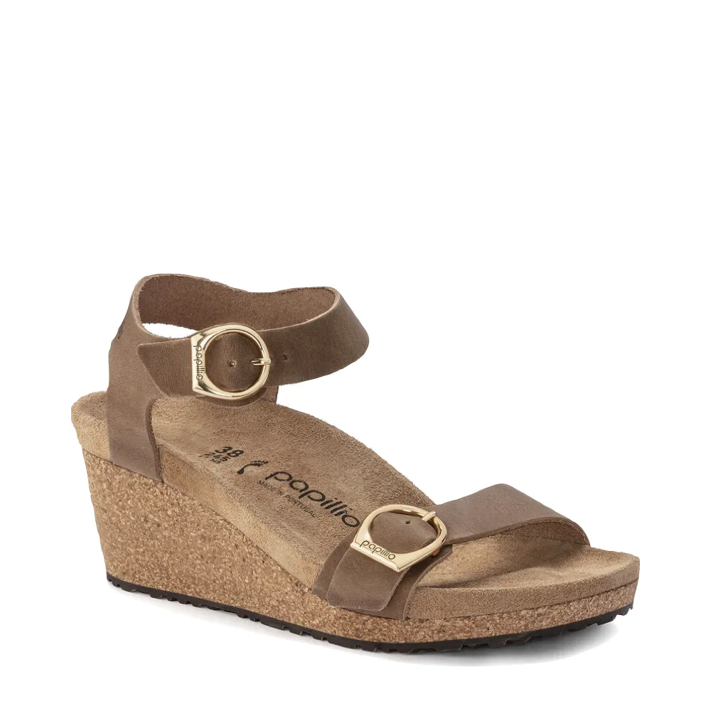 Birkenstock Women's Soley Wedge Sandal (Cognac)