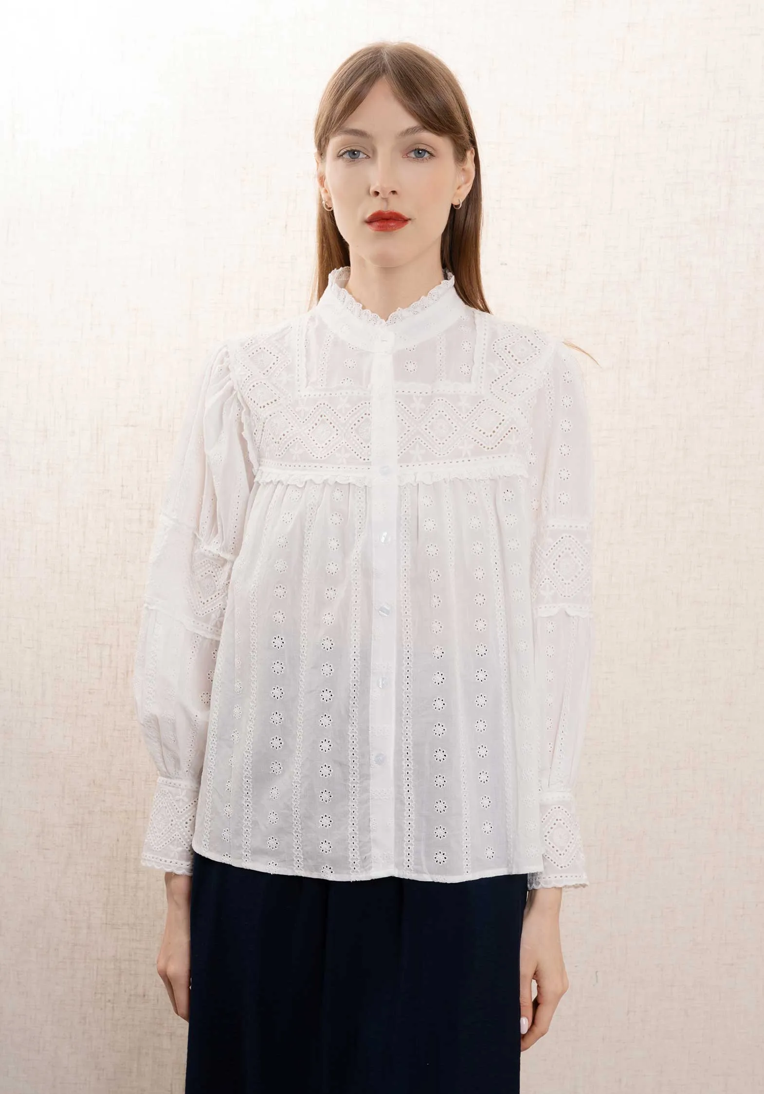 Blouse Sc3020 White