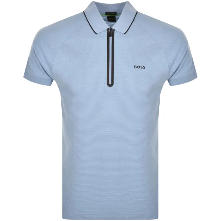 BOSS Philix Polo T Shirt Blue