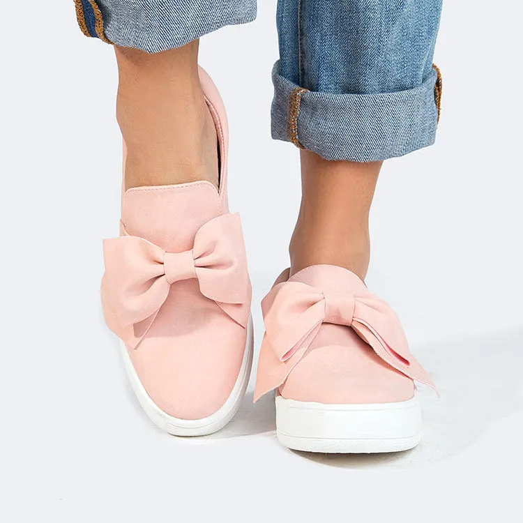 Bow Slip On Sneakers