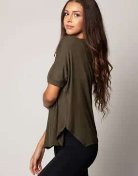 Boxy Tee Olive