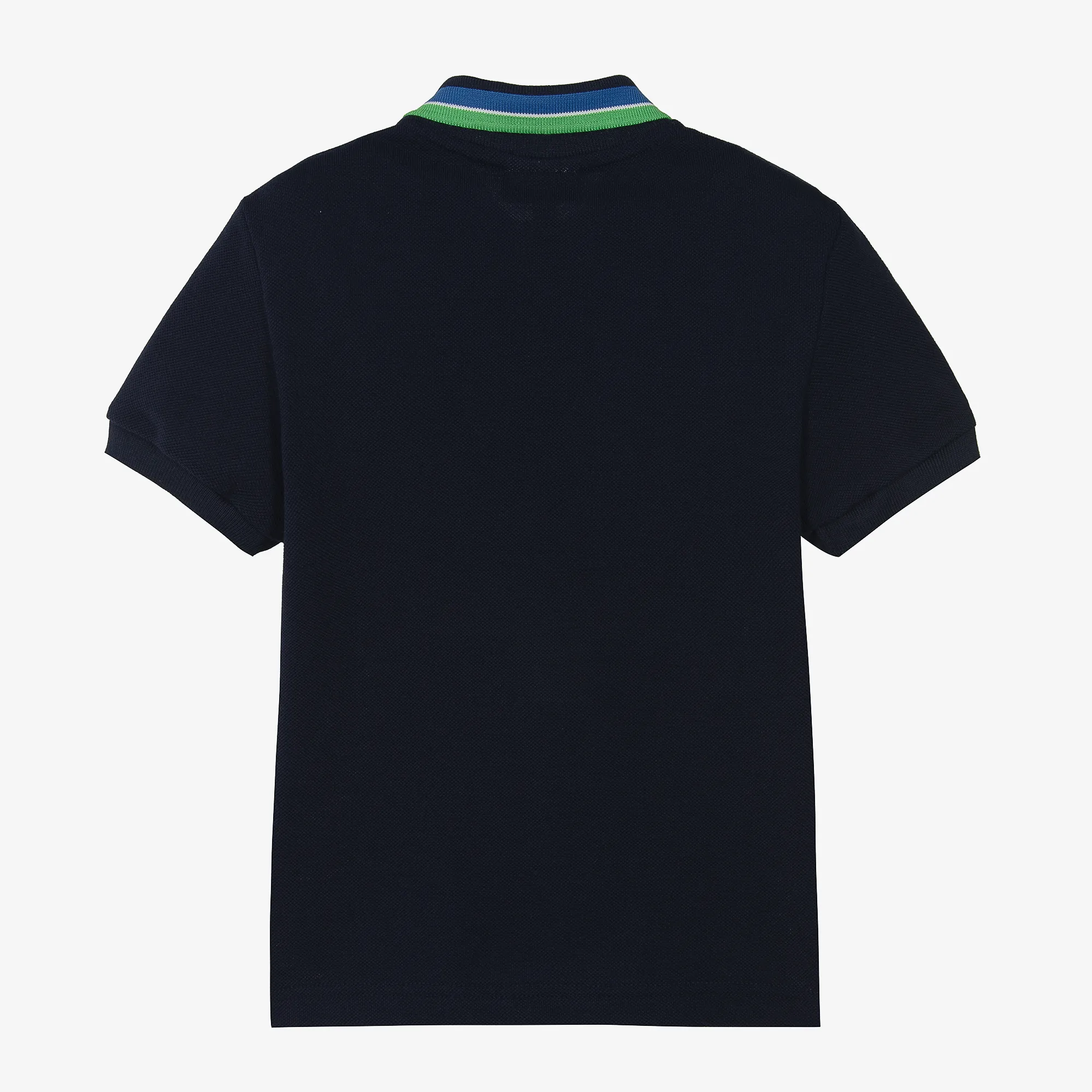 Boys Navy Blue Cotton Polo Shirt