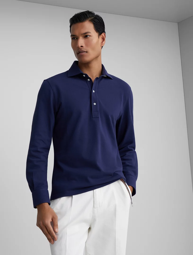 BRUNELLO CUCINELLI Pique Polo Shirt