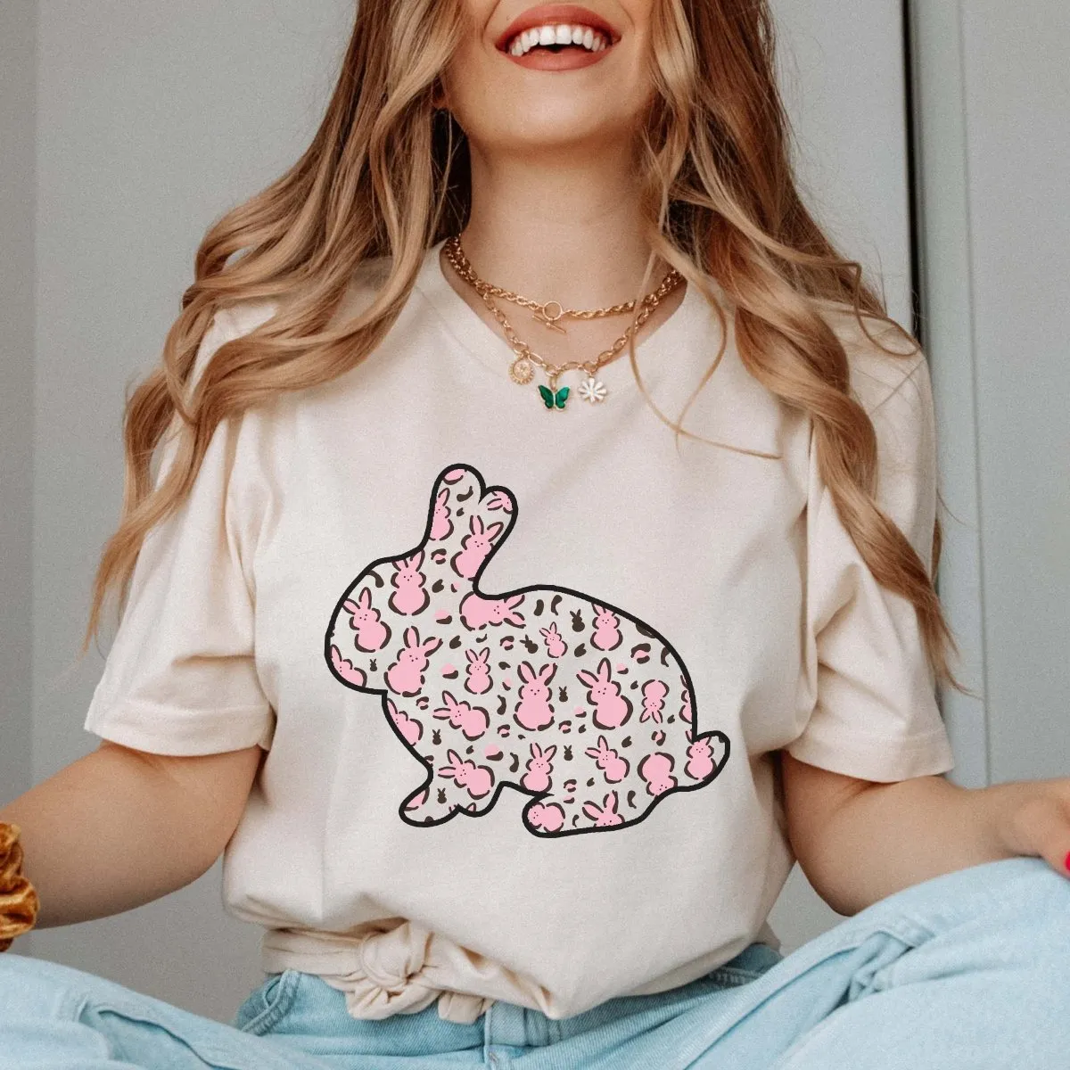 Bunny Leopard Tee