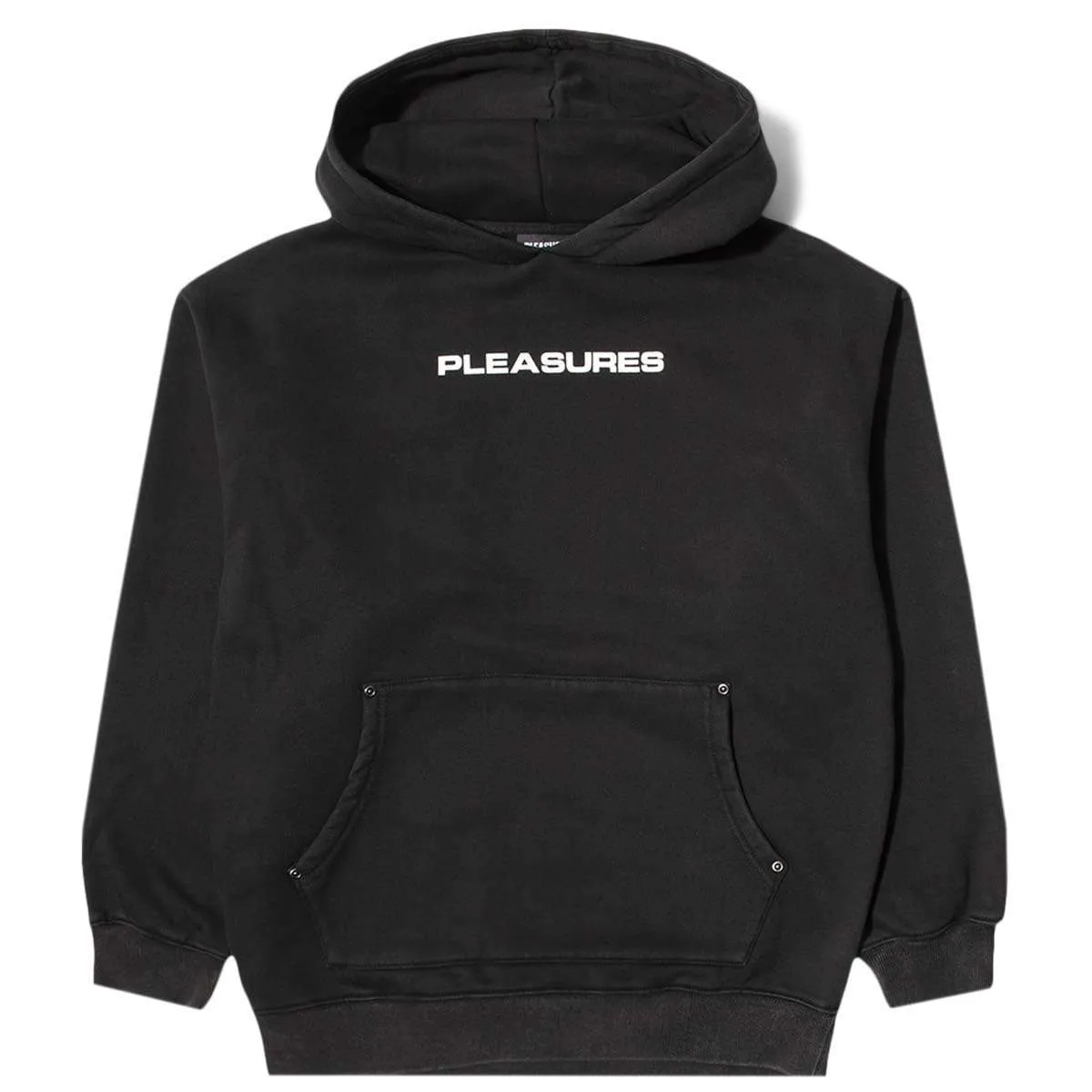 BURNOUT DYED HOODY Black