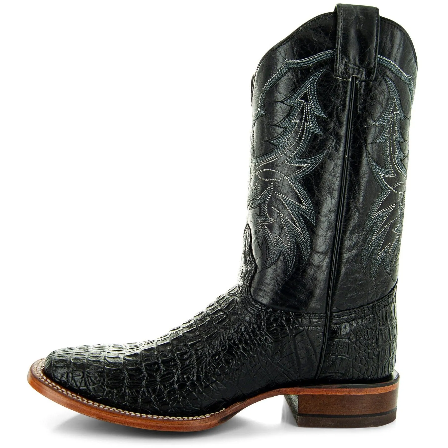 Caiman Belly Print Men's Cowboy Boots H4001