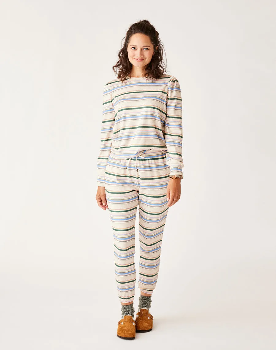 Carve Designs Naomi Sweatshirt-Multistripe