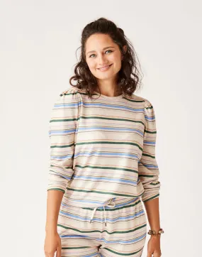 Carve Designs Naomi Sweatshirt-Multistripe