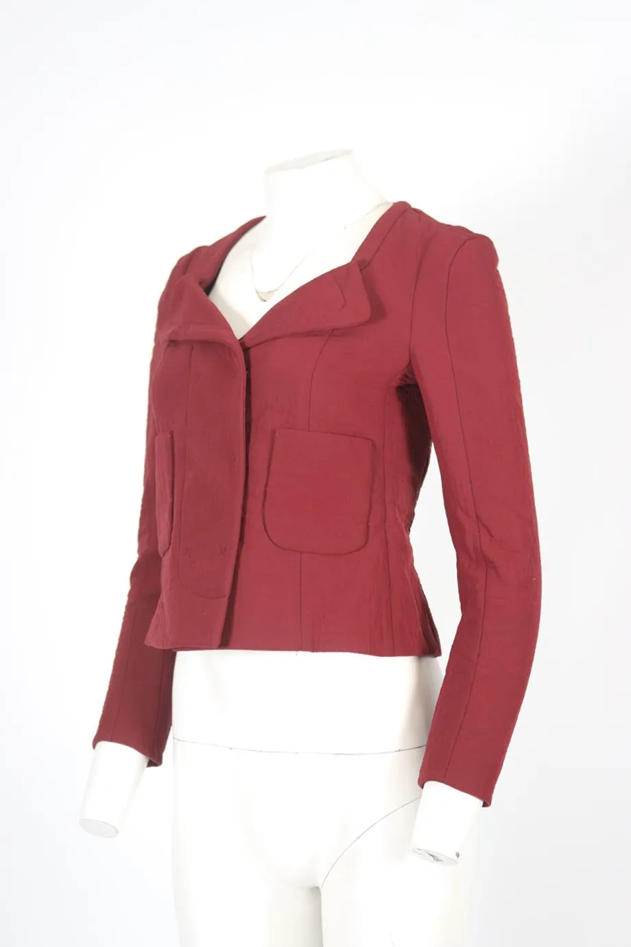 CARVEN WOOL AND SILK BLEND JACKET FR 36 UK 8