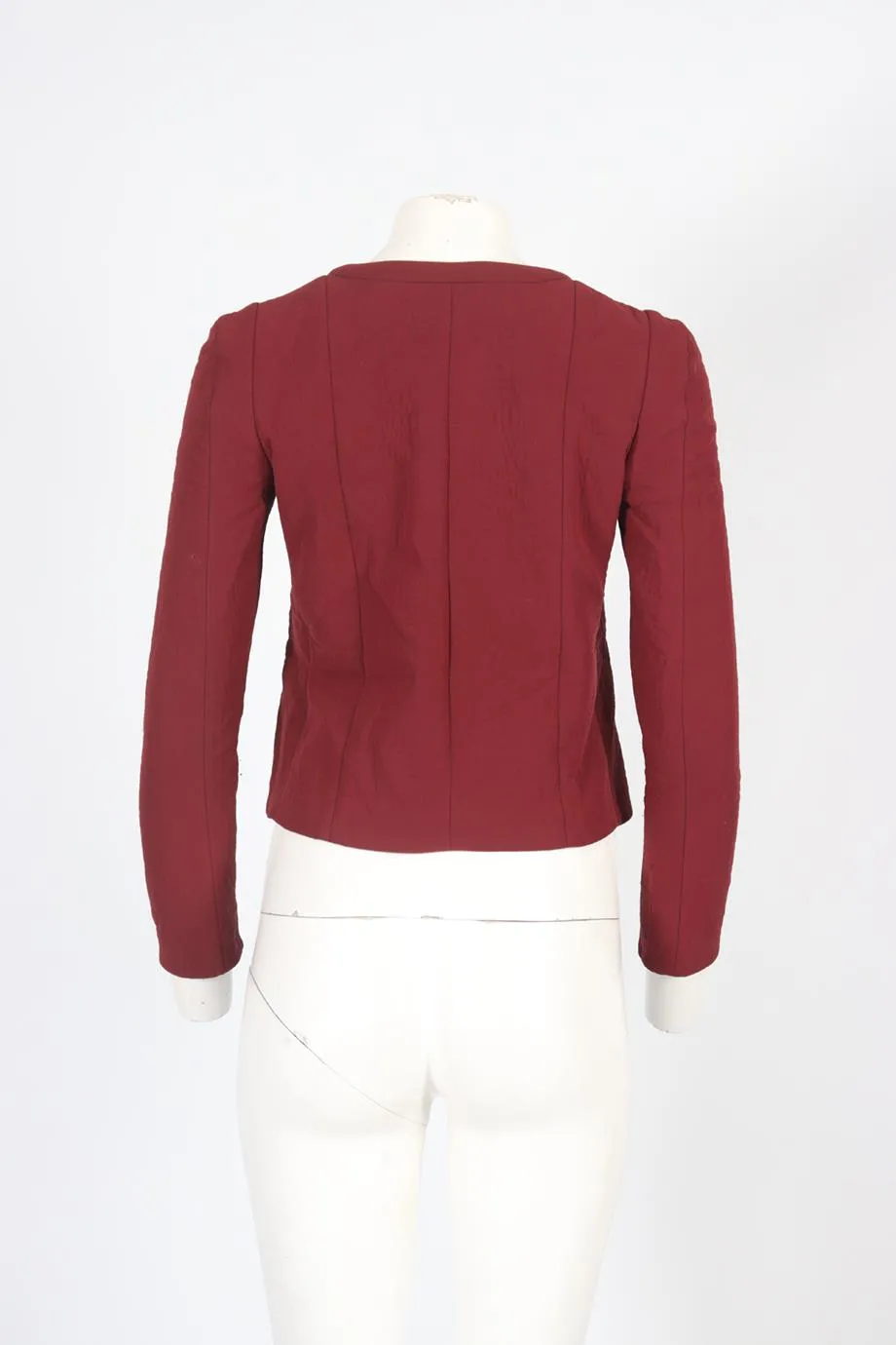 CARVEN WOOL AND SILK BLEND JACKET FR 36 UK 8