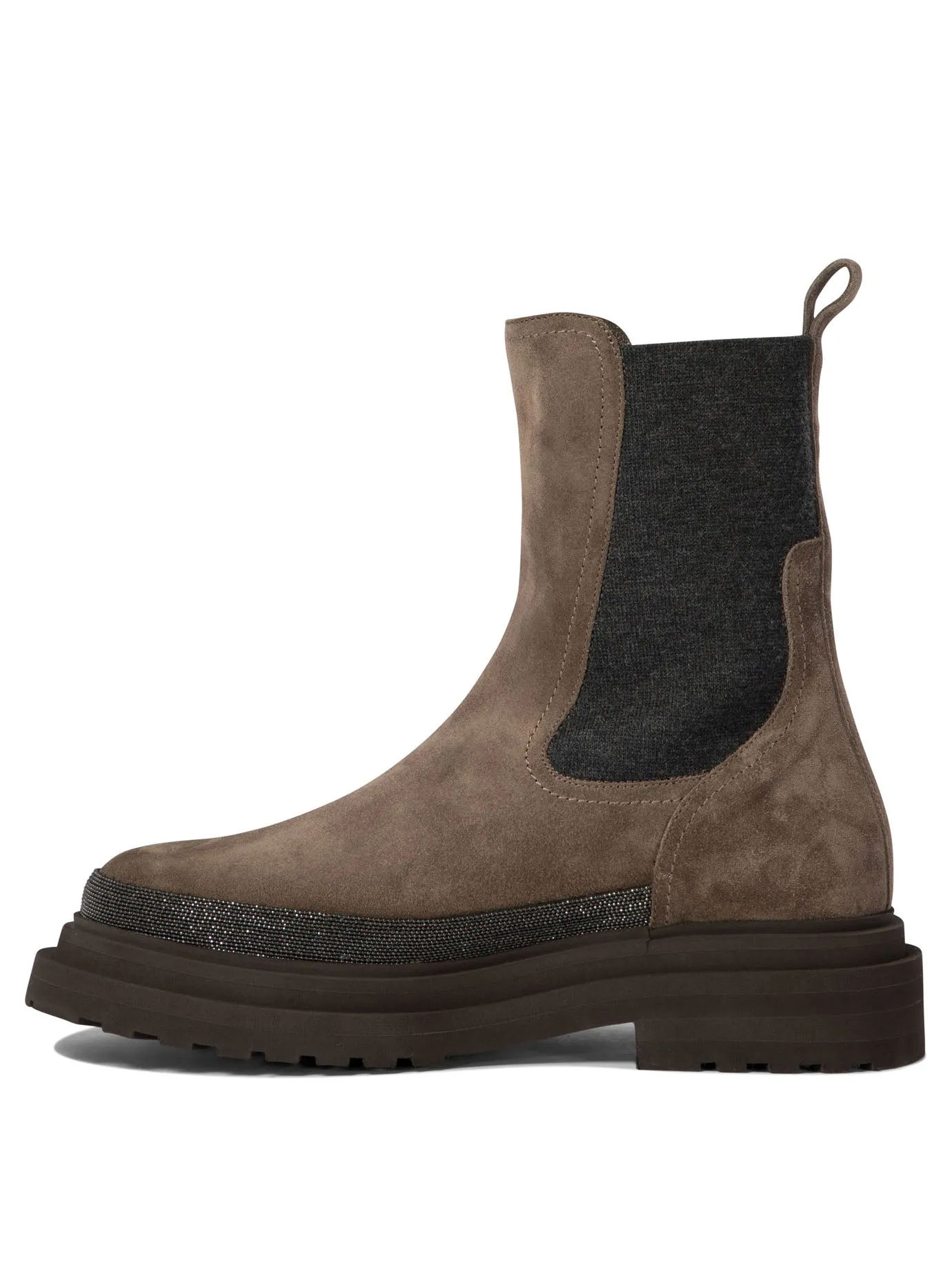 Chelsea Boots With Precious Contour Ankle Boots Brown