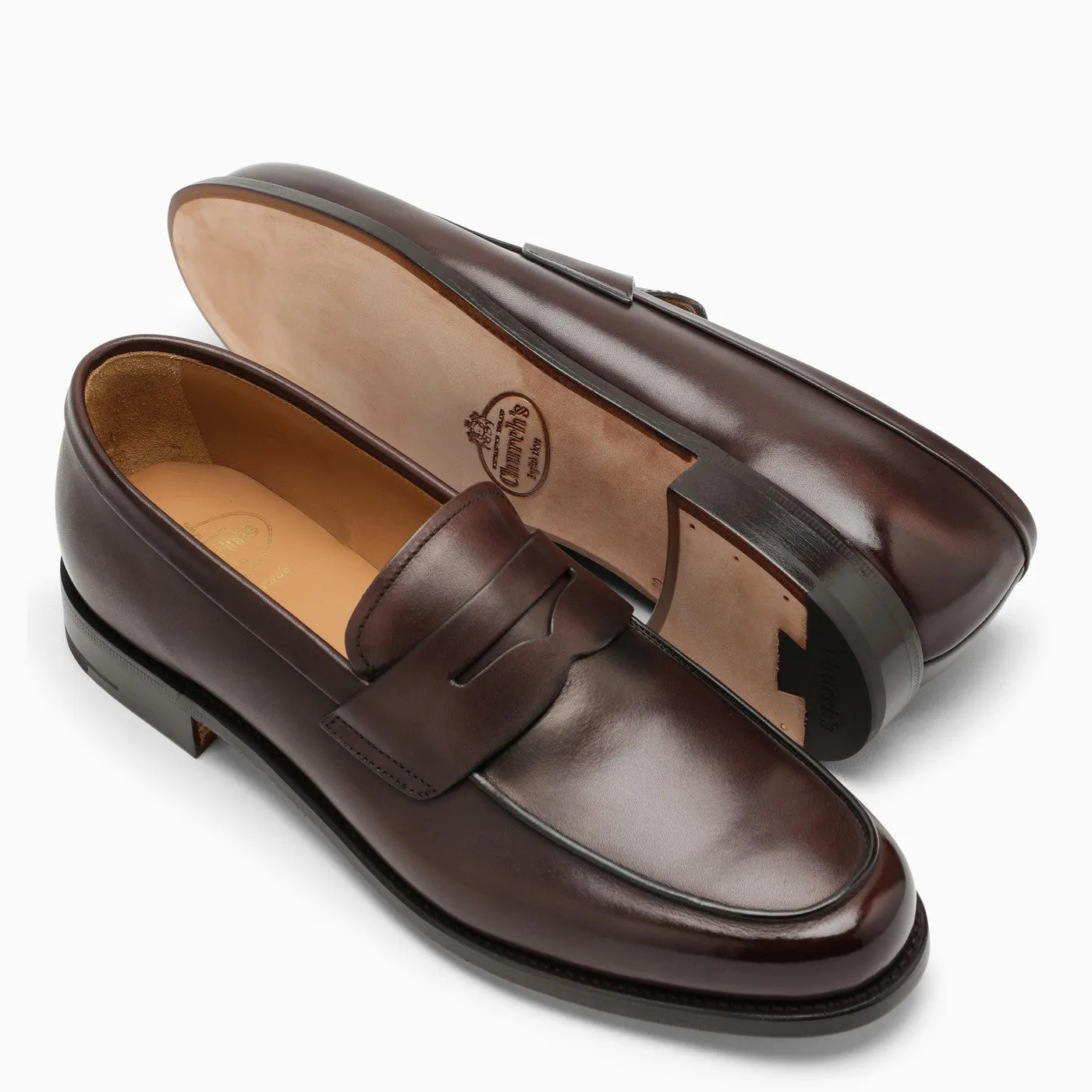 Church's    Church's Brown Leather Milford Loafer