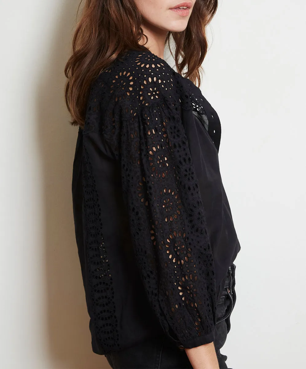 Circle Lace Blouse