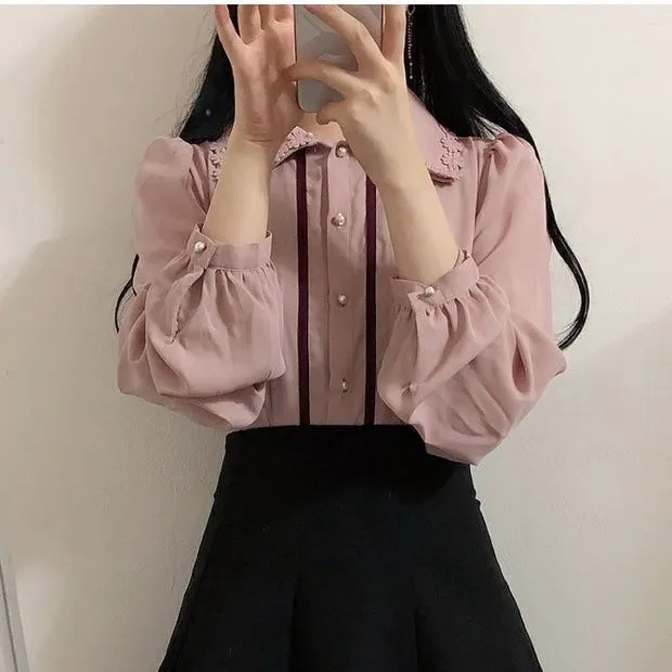 Clarice Light Academia Blouse