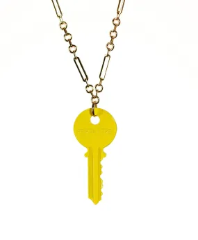 Color Classic Key Gold Amalfi Chain Necklace