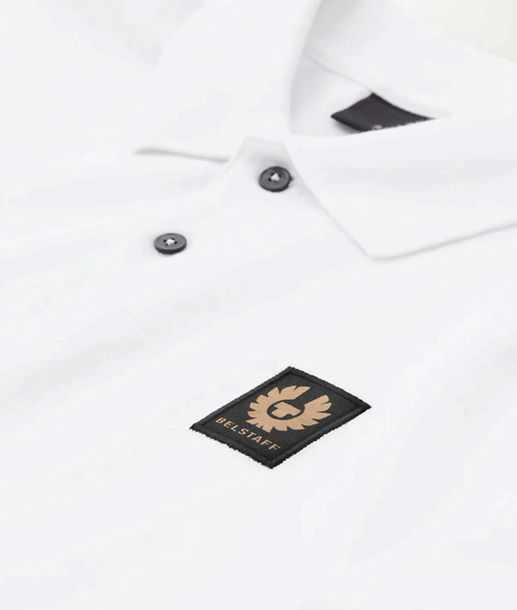 Cotton Pique Polo Shirt - White