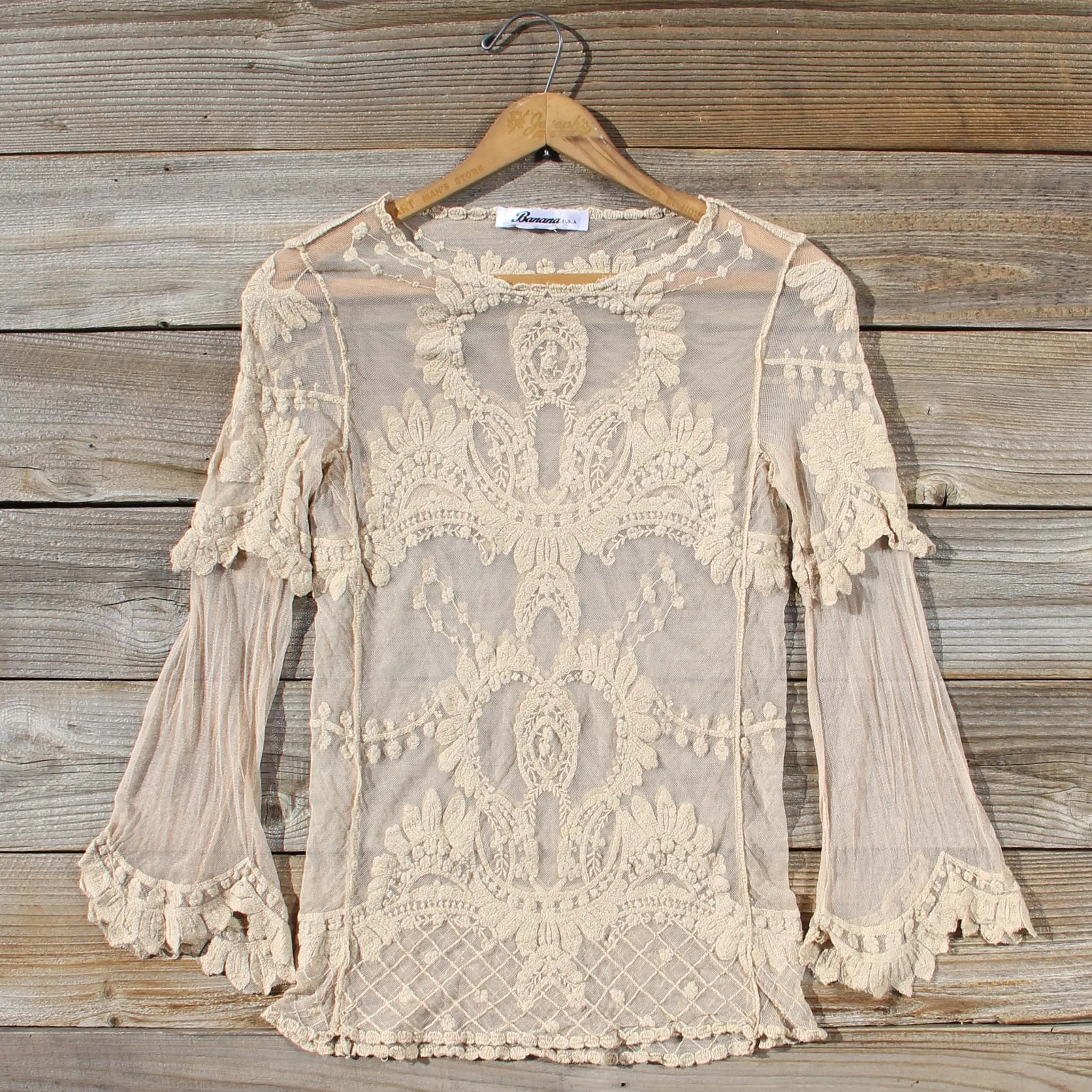 December Lace Blouse