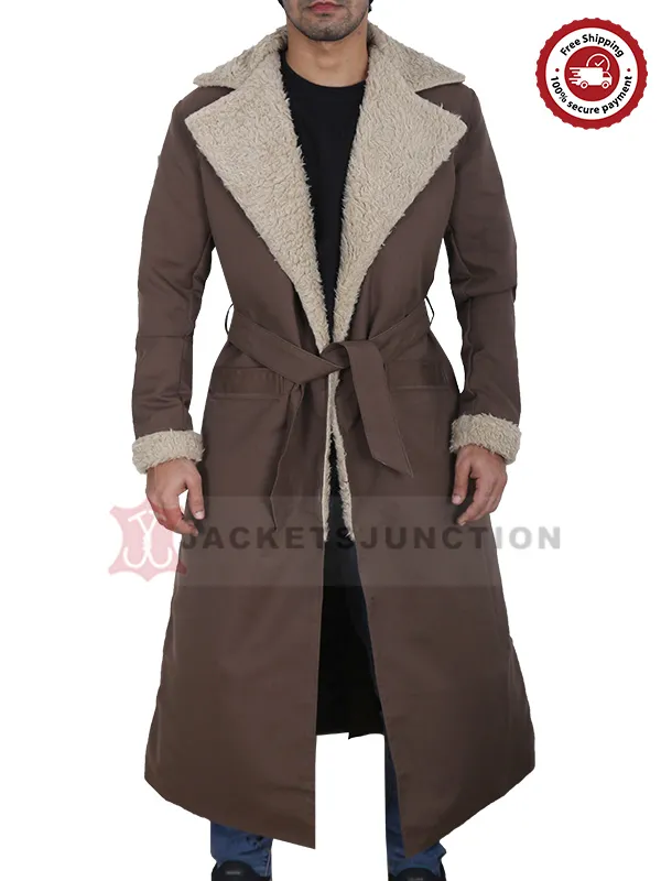 Doom Patrol Negative Man Shearling Coat