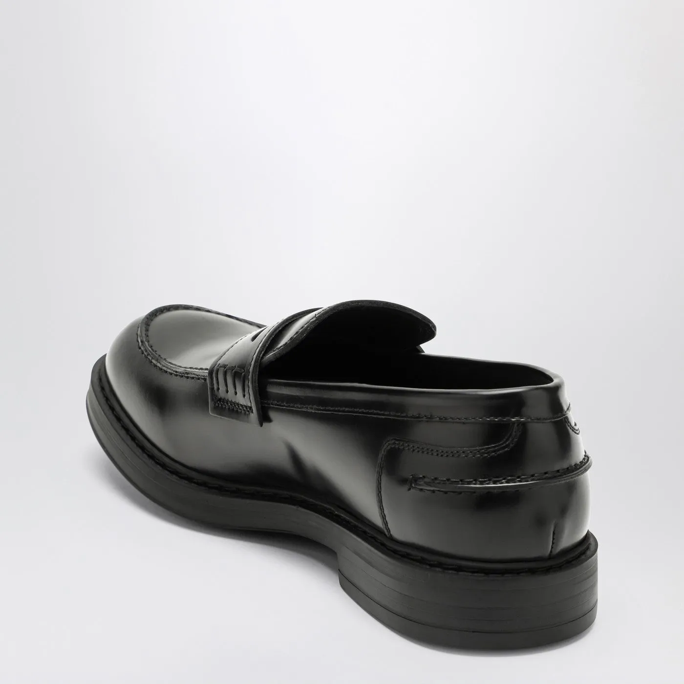 Doucal's    Doucal's Black Leather Loafer