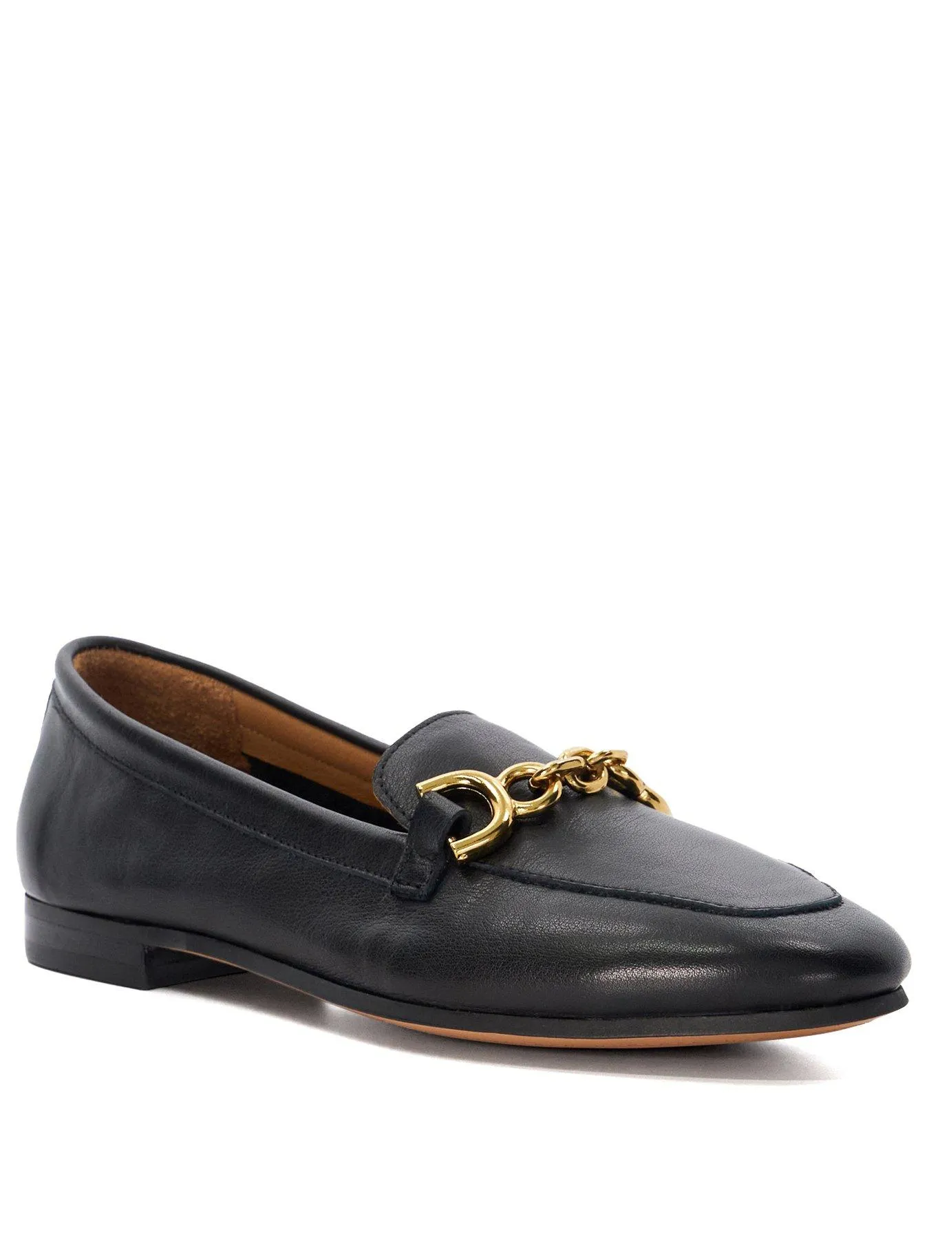 Dune London Gloucester Leather Loafer - Black