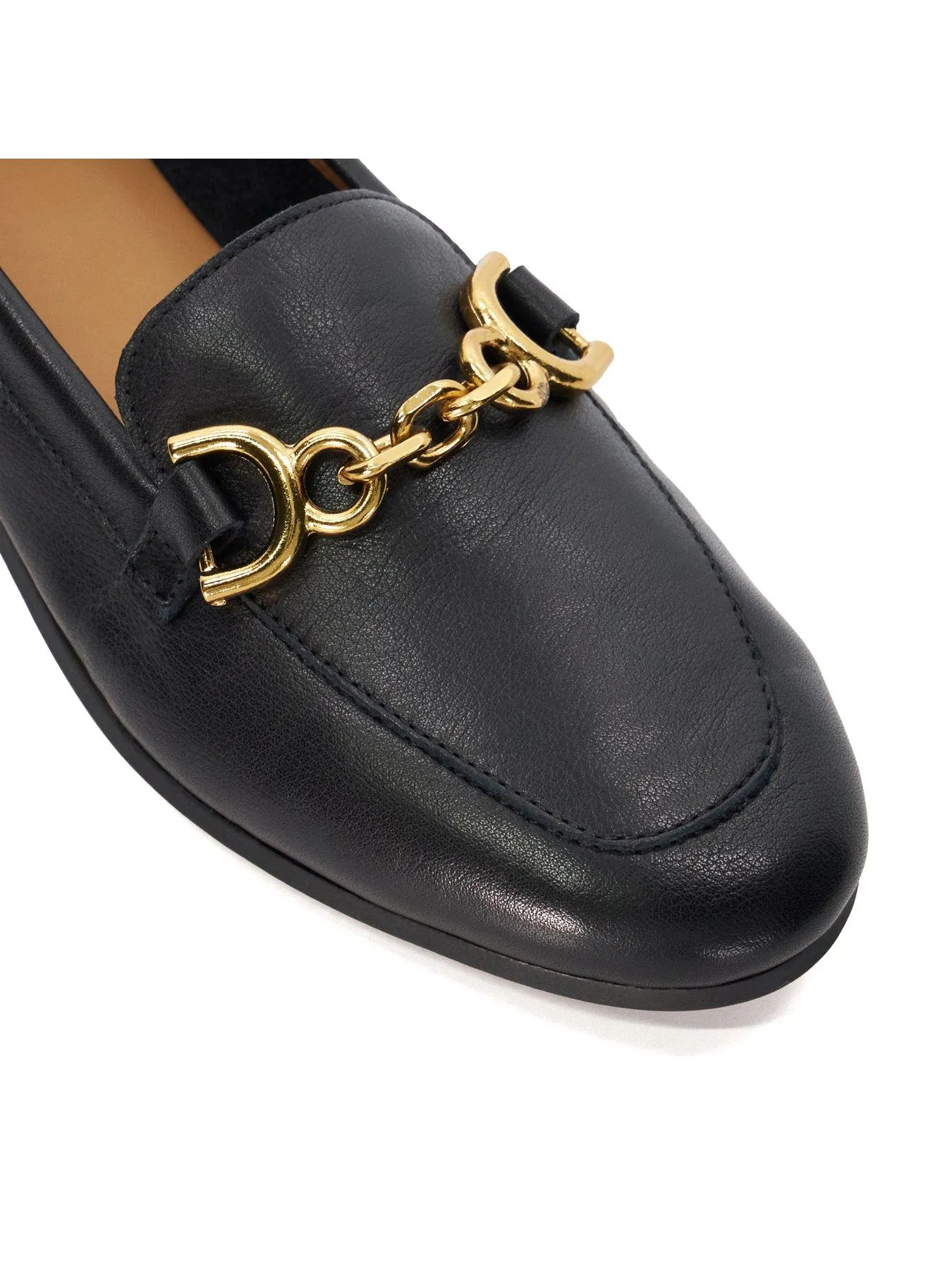 Dune London Gloucester Leather Loafer - Black