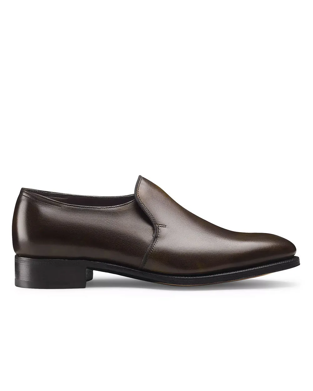 Edward Leather Loafer in Dark Brown