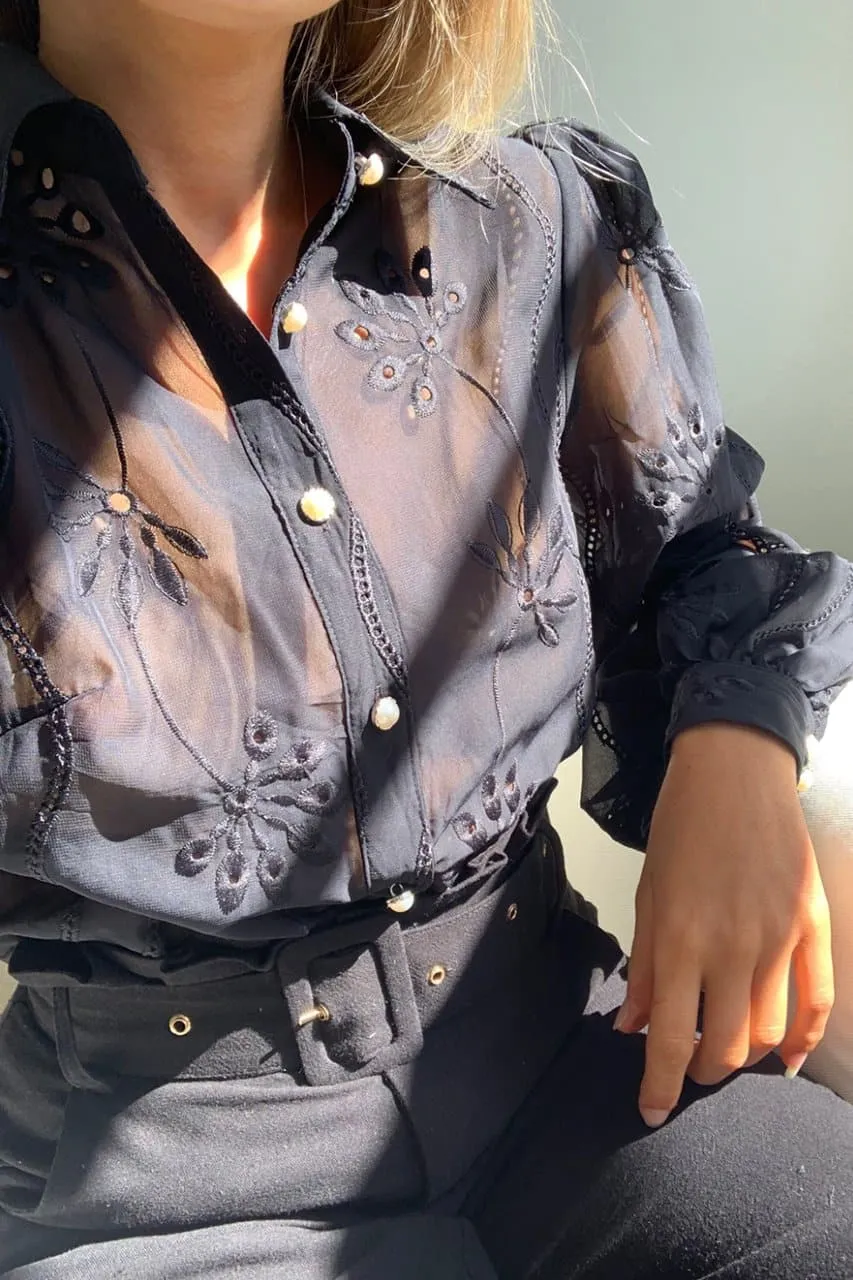 Elise Blouse - Black