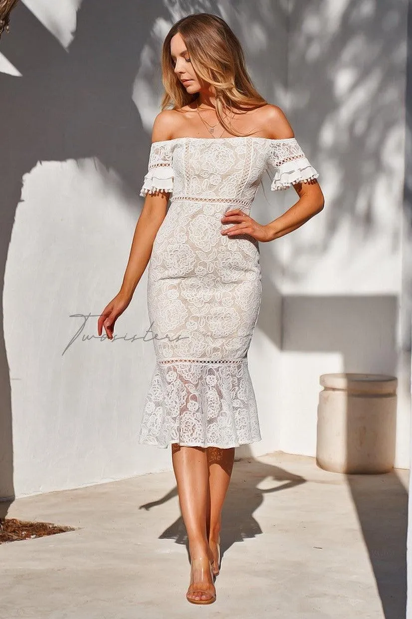 Erica Dress - White