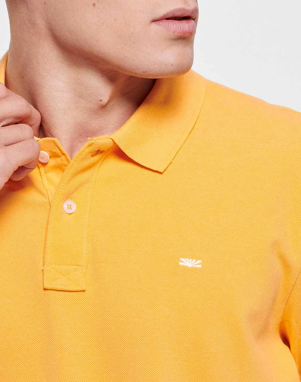 Essential pique cotton polo shirt