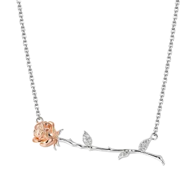 ESSENTIALS Sleeping Rose Adjustable Necklace