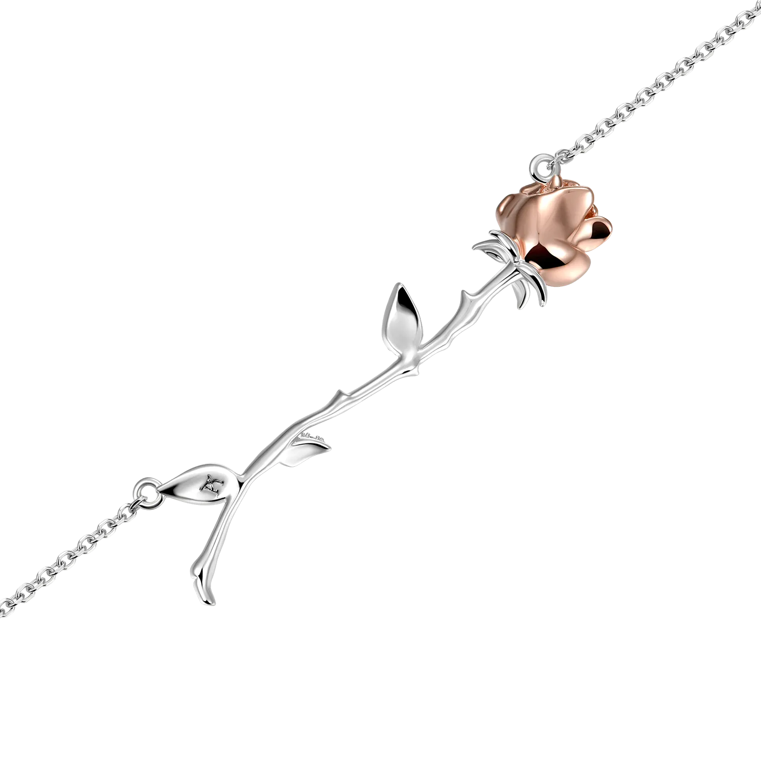 ESSENTIALS Sleeping Rose Adjustable Necklace