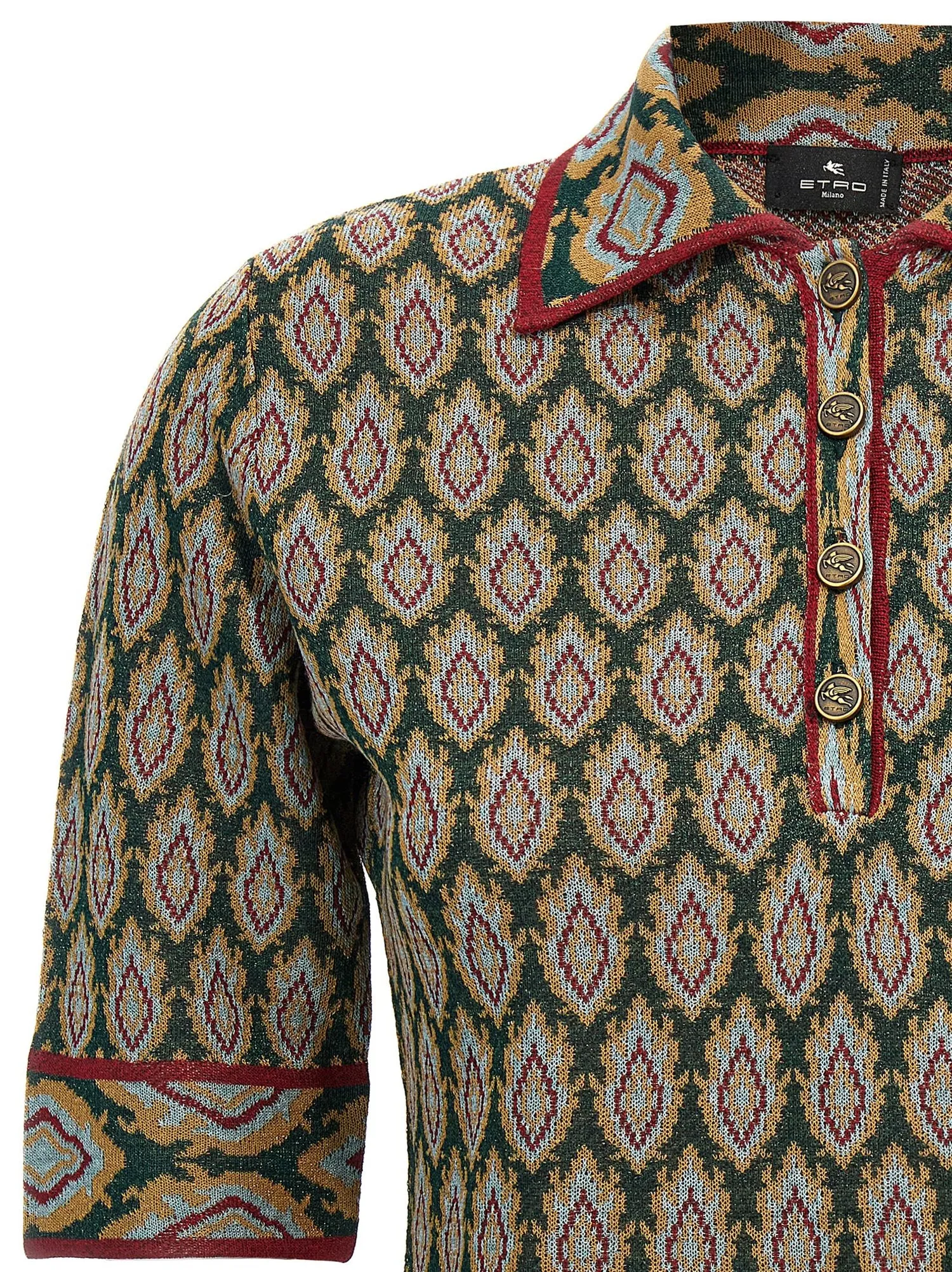 ETRO    Etro Jacquard Polo Shirt