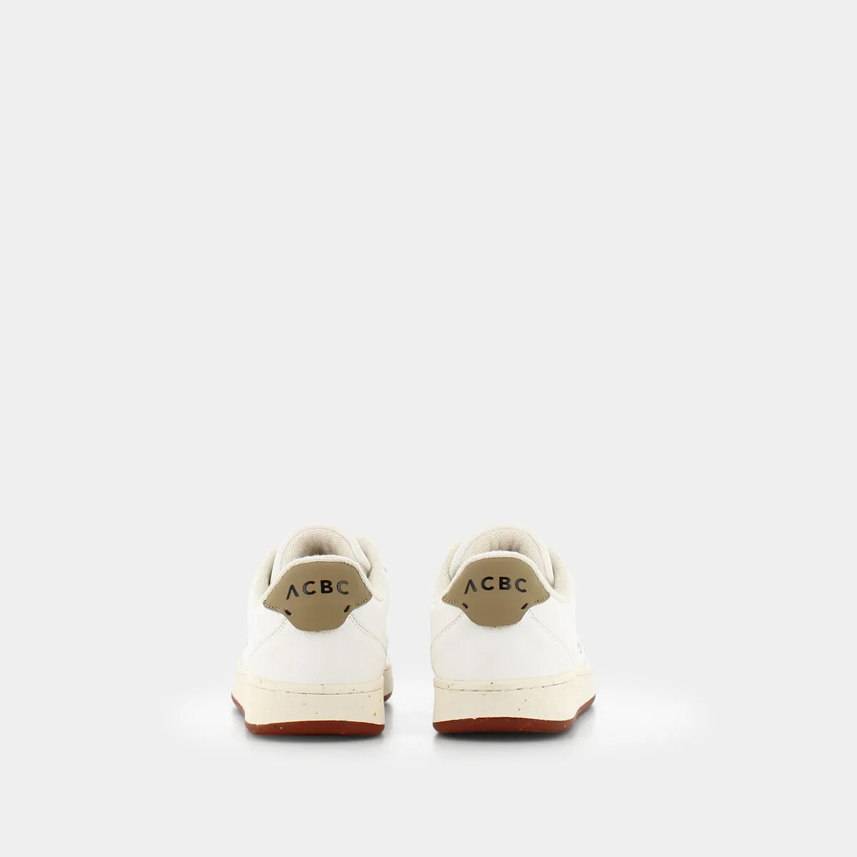 EVERGREEN-WHITE/COFFEE- SNEAKERS