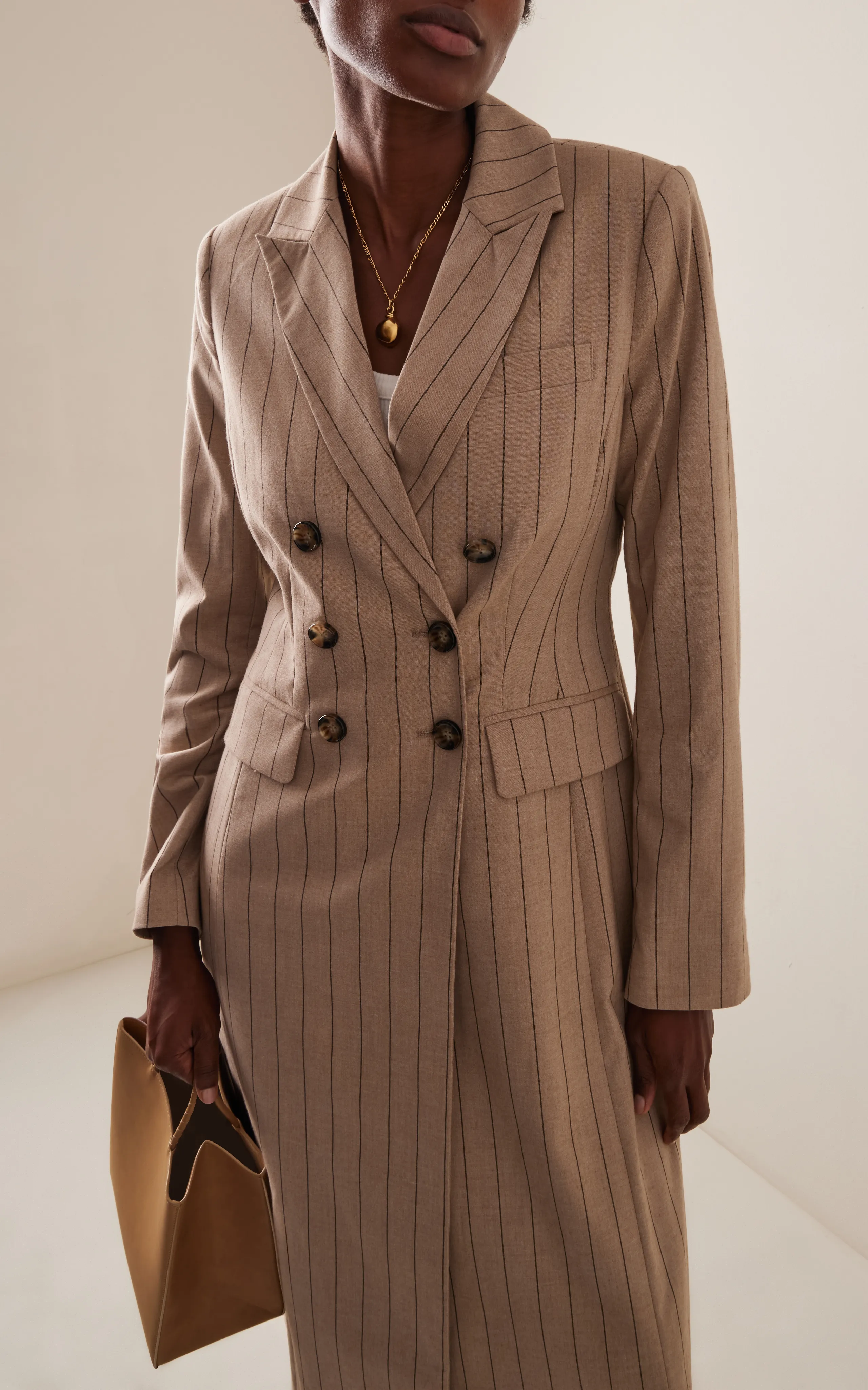 Favorite Daughter The Meyer Pinstriped Coat