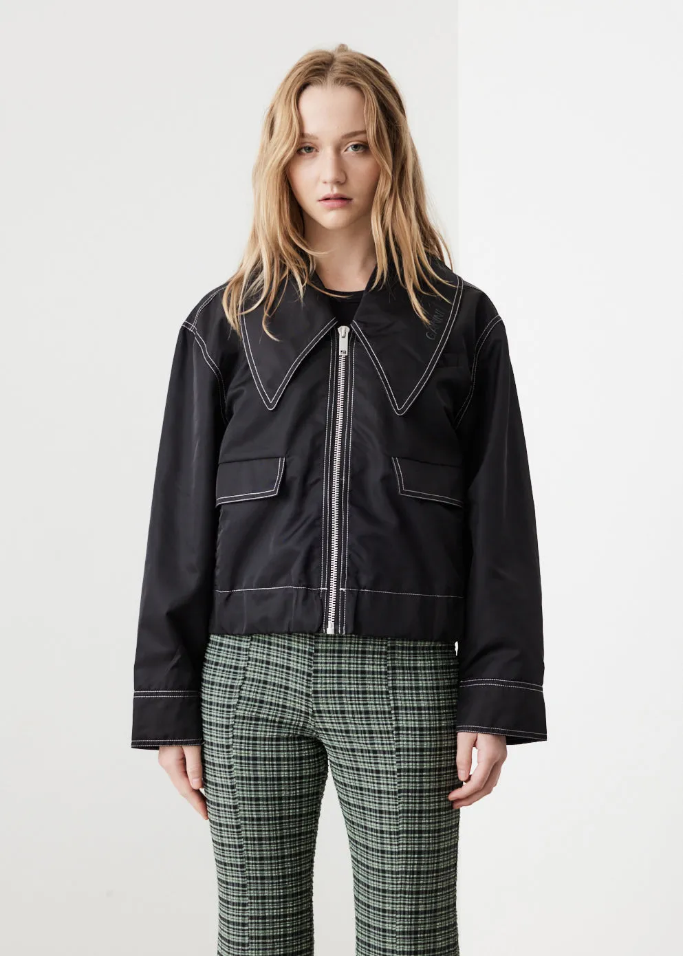 Ganni -  Outerwear Nylon Jacket - Jacket