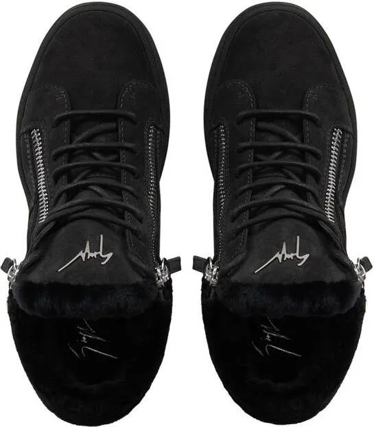 Giuseppe Zanotti Kriss Winter mid-top sneakers Black