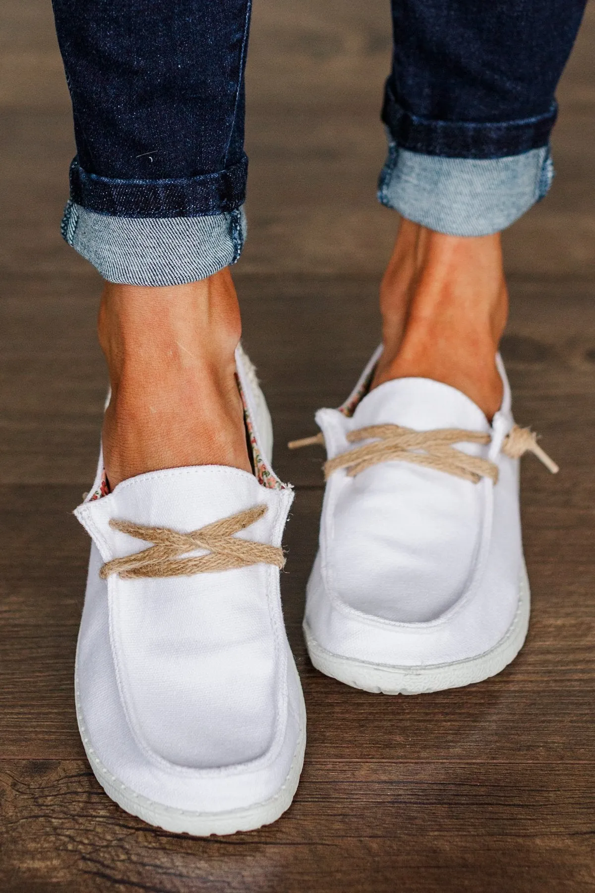 Gypsy Jazz Dolly Sneakers- White